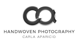 CA HANDWOVEN PHOTOGRAPHY CARLA APARICIO logo