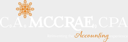 C.A. MCCRAE, CPA REINVENTING THE ACCOUNTING EXPERIENCE logo
