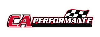 CA PERFORMANCE logo