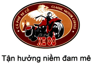 · CA PHE XE CO CLASSIC MOTOR COFFEE · TAN HUONG NIEM DAM ME logo