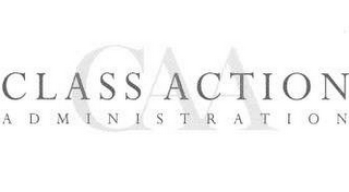 CAA CLASS ACTION ADMINISTRATION logo