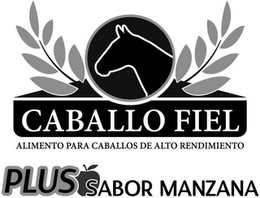 CABALLO FIEL ALIMENTO PARA CABALLOS DE ALTO RENDIMIENTO PLUS SABOR MANZANA logo