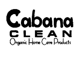 CABANA CLEAN ORGANIC HOME CARE PRODUCTS logo