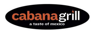 CABANA GRILL A TASTE OF MEXICO logo