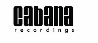 CABANA RECORDINGS logo