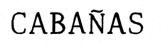 CABANAS logo