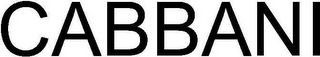 CABBANI logo
