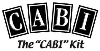 CABI THE "CABI" KIT logo