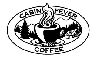 CABIN FEVER COFFEE EST. 2003 logo