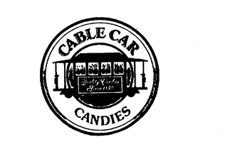 CABLE CAR CANDIES QUALITY CANDIES SINCE 1890 logo