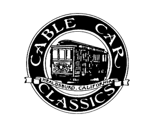 CABLE CAR CLASSICS HEALDSBURG, CALIFORNIA logo