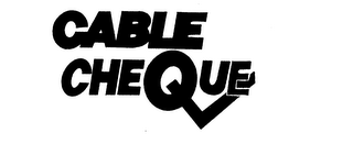 CABLE CHEQUE logo