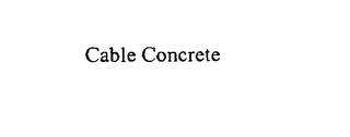 CABLE CONCRETE logo