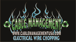 CABLE MANAGEMENT WWW.CABLEMANAGEMENTUSA.COM ELECTRICAL WIRE CHOPPING logo