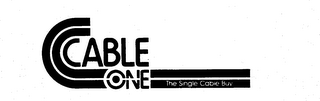 CABLE ONE THE SINGLE CABLE BUY logo