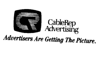 CABLE REP ADVERTISING ADVERTISERS ARE GETTING THE PICTURES logo