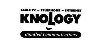 CABLE TV - TELEPHONE - INTERNET KNOLOGY BUNDLED COMMUNICATIONS logo