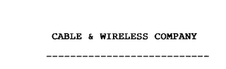 CABLE & WIRELESS COMPANY logo