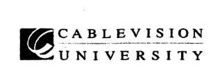 CABLEVISION UNIVERSITY logo