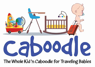 CABOODLE THE WHOLE KID 'N CABOODLE FOR TRAVELING BABIES A logo