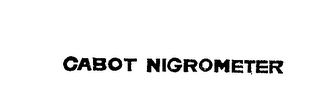 CABOT NIGROMETER logo