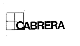 CABRERA logo