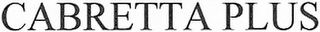 CABRETTA PLUS logo