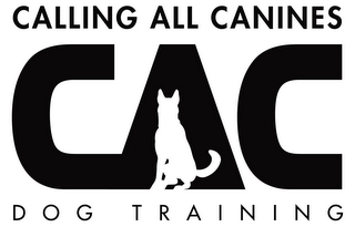 CAC CALLING ALL CANINES DOG TRAINING logo