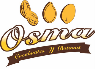 CACAHUATES Y BOTANAS OSMA logo