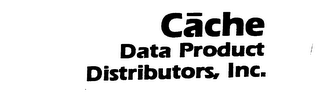 CACHE DATA PRODUCT DISTRIBUTORS, INC. logo