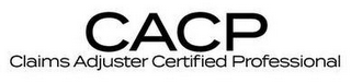 CACP CLAIMS ADJUSTER CERTIFIED PROFESSIONAL logo