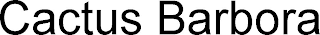 CACTUS BARBORA logo