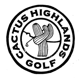 CACTUS HIGHLANDS GOLF logo