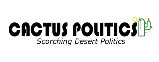 CACTUS POLITICS SCORCHING DESERT POLITICS logo