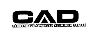 CAD CANNONDALE ADVANCED ALUMINUM DESIGN logo