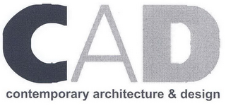 CAD CONTEMPORARY ARCHITECTURE & DESIGN logo