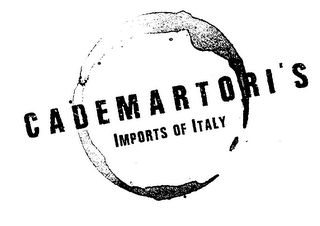 CADEMARTORI'S IMPORTS OF ITALY logo
