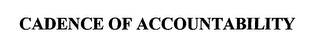 CADENCE OF ACCOUNTABILITY logo
