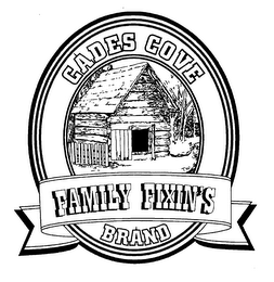 CADES COVE BRAND FAMILY FIXIN'S logo