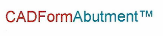 CADFORMABUTMENT logo