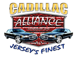 CADILLAC ALLIANCE JERSEY'S FINEST A.C. ESTABLISHED 2010 FOUNDED BY KAS A.K.A JL logo