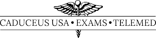 CADUCEUS USA· EXAMS· TELEMED logo