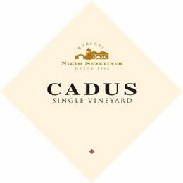CADUS SINGLE VINEYARD BODEGAS NIETO SENETINER DESDE 1888 logo