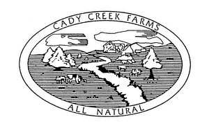 CADY CREEK FARMS ALL NATURAL logo