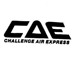 CAE CHALLENGE AIR EXPRESS logo
