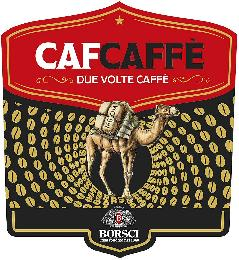 CAFCAFFÈ DUE VOLTE CAFFÈ BORSCI CASA FONDATA NEL 1840 logo