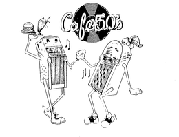 CAFE 50'S logo