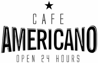 CAFE AMERICANO OPEN 24 HOURS logo