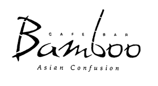 CAFE BAR BAMBOO ASIAN CONFUSION logo