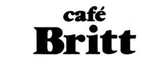 CAFE' BRITT logo